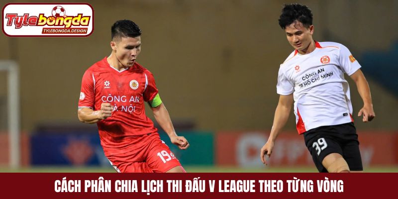 Cách phân chia lịch thi đấu V League theo từng vòng